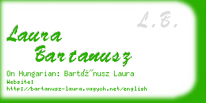 laura bartanusz business card